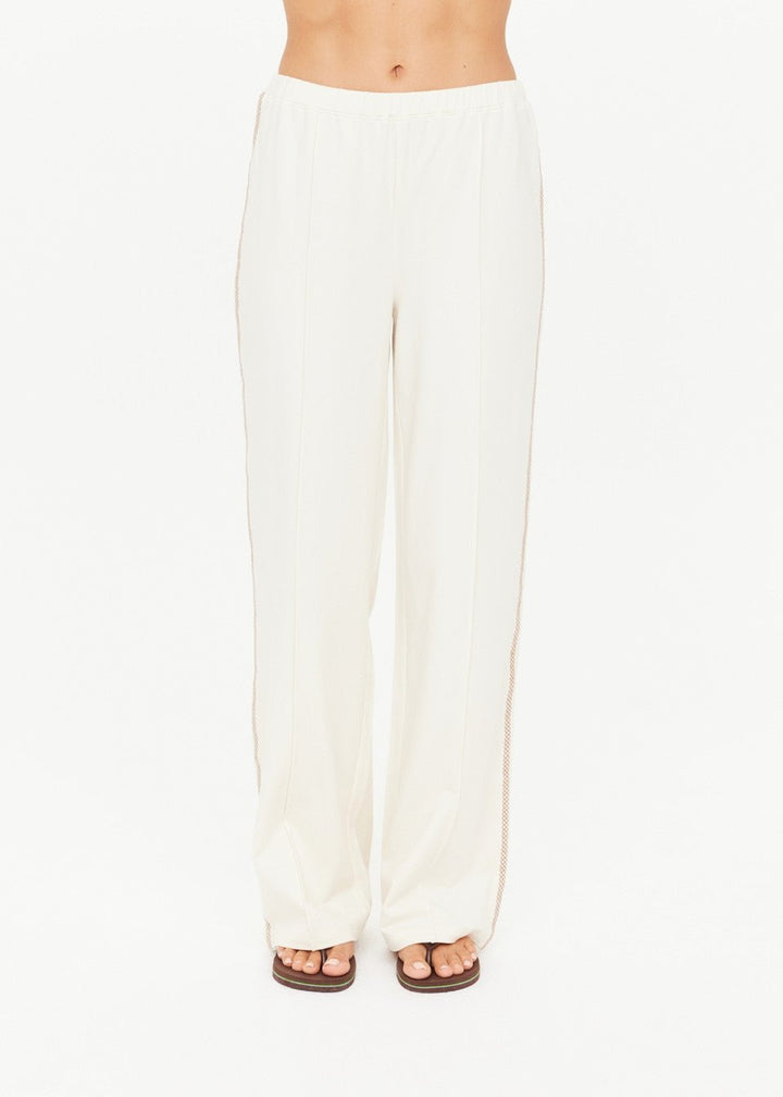 The Upside - Creme Hamsa Milou Wide Leg Pant - Kalifornia Jean Bar