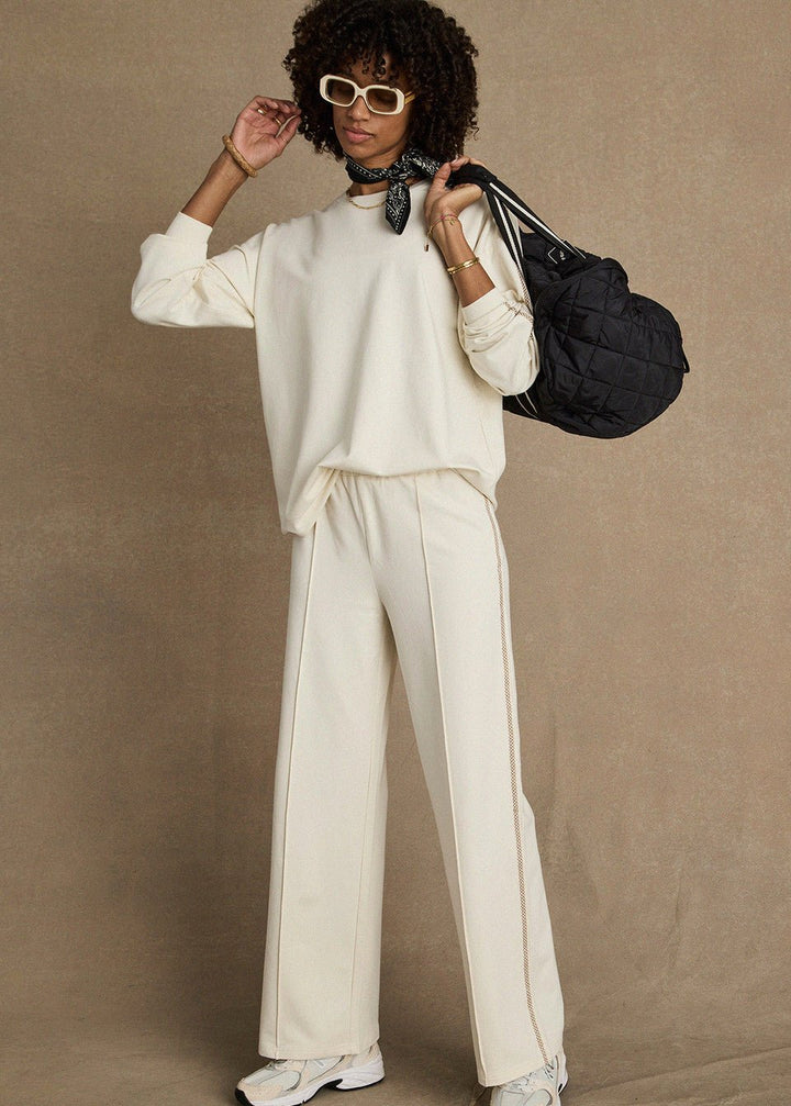 The Upside - Creme Hamsa Sunday Long Sleeve - Kalifornia Jean Bar