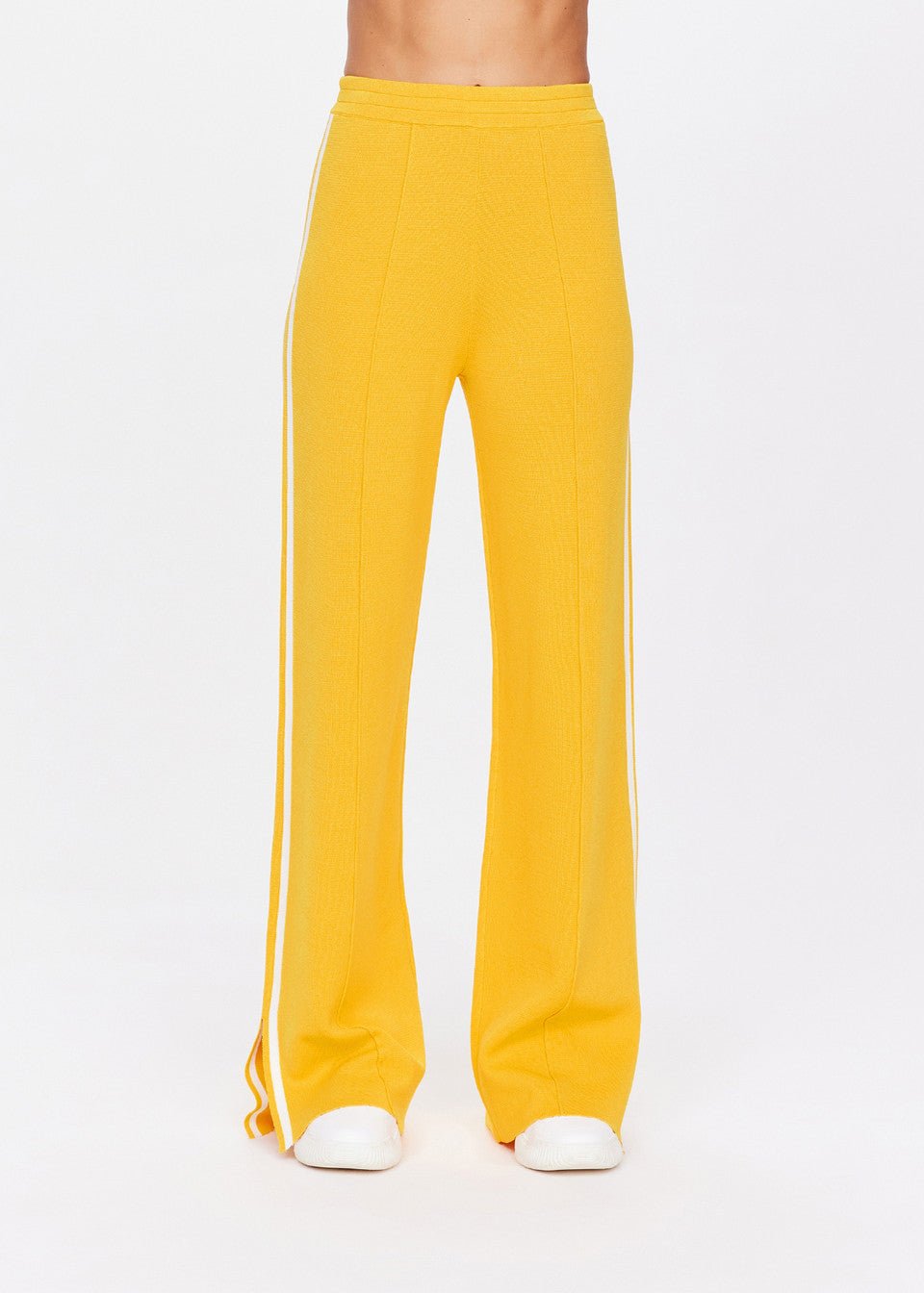 The Upside - Dunes Freya Knit Pant in Marigold - Kalifornia Jean Bar