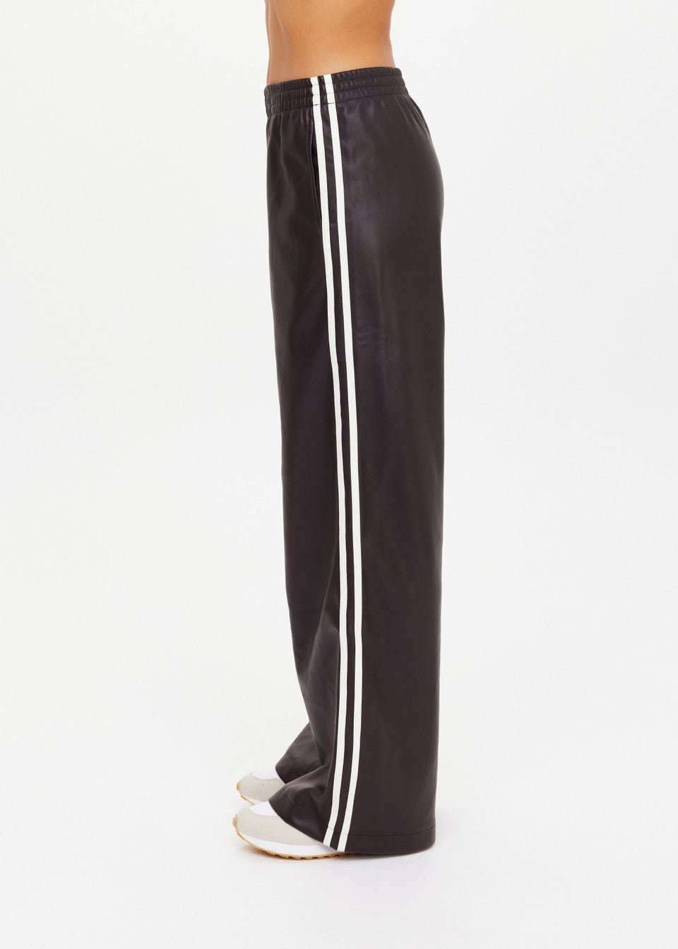 The Upside - Ebony Vegan Leather Twilight Pant - Kalifornia Jean Bar