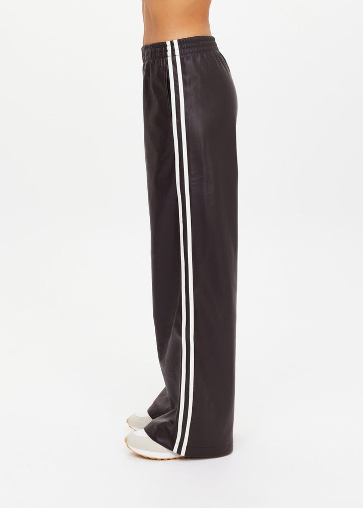 The Upside - Ebony Vegan Leather Twilight Pant - Kalifornia Jean Bar