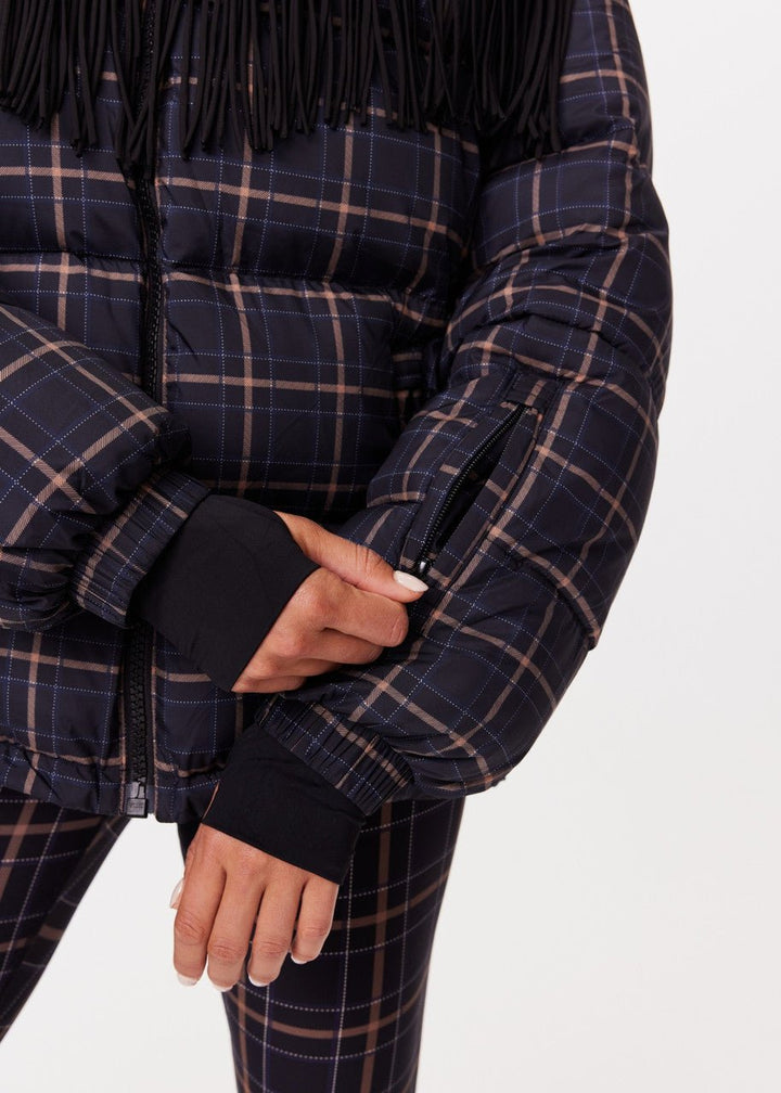 The Upside - Fox Puffer Jacket Check - Kalifornia Jean Bar The Upside - Fox Puffer Jacket Check