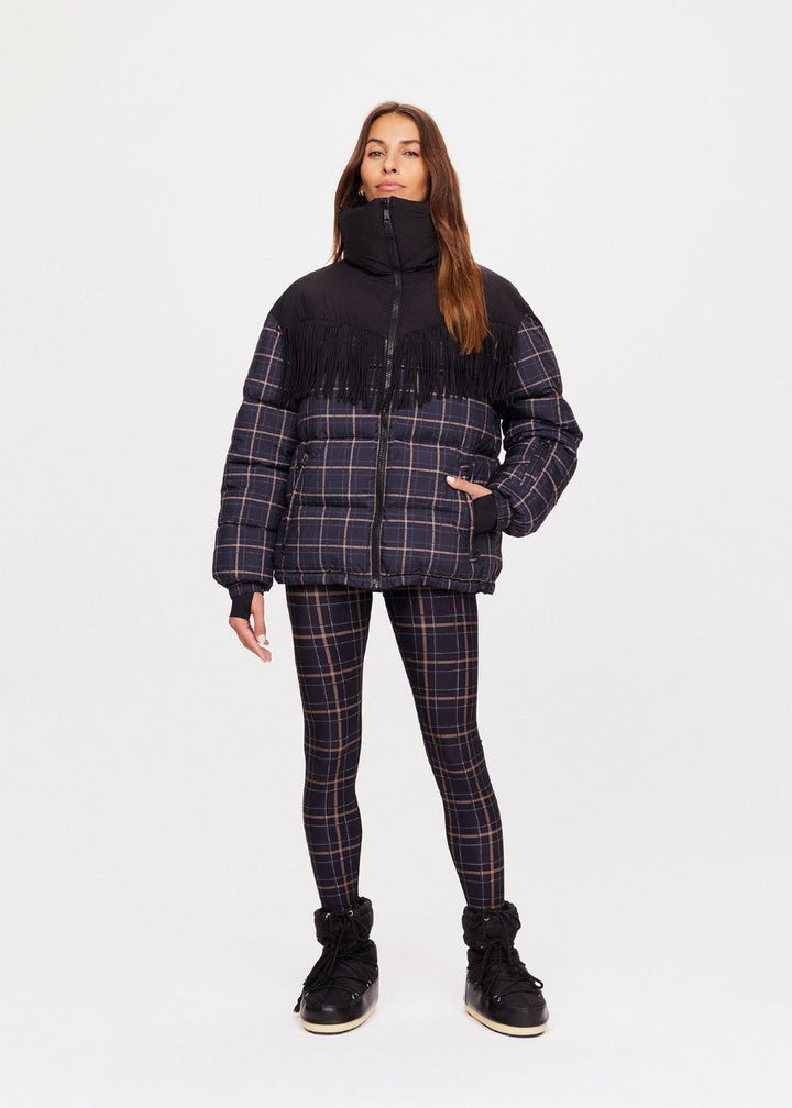 The Upside - Fox Puffer Jacket Check - Kalifornia Jean Bar The Upside - Fox Puffer Jacket Check