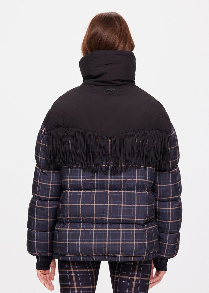 The Upside - Fox Puffer Jacket Check - Kalifornia Jean Bar The Upside - Fox Puffer Jacket Check