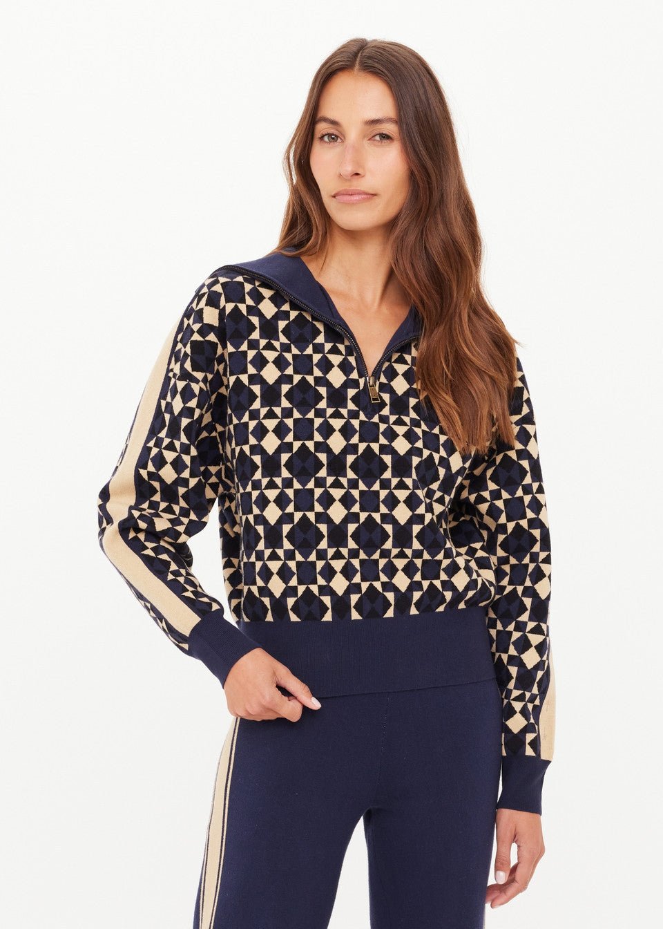 The Upside - Geo Cosmo Kairo Half - Zip - Kalifornia Jean Bar