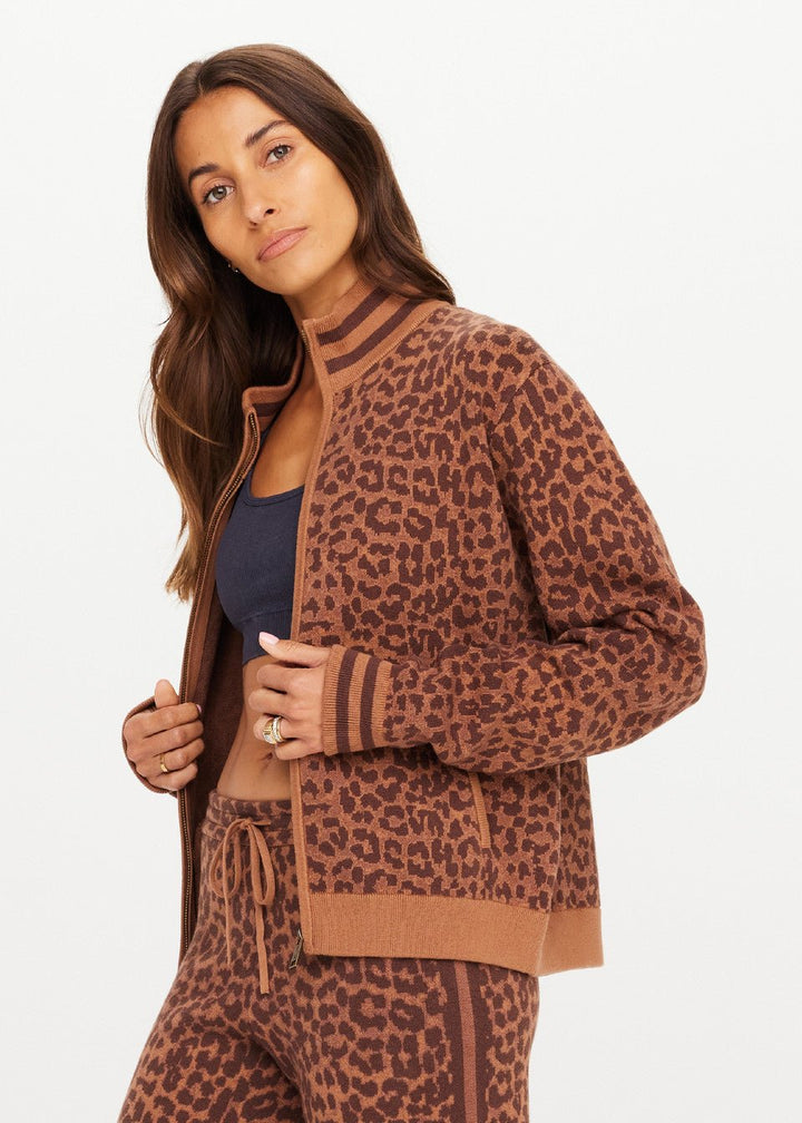 The Upside - Leopard Malawi Margot Knit - Kalifornia Jean Bar