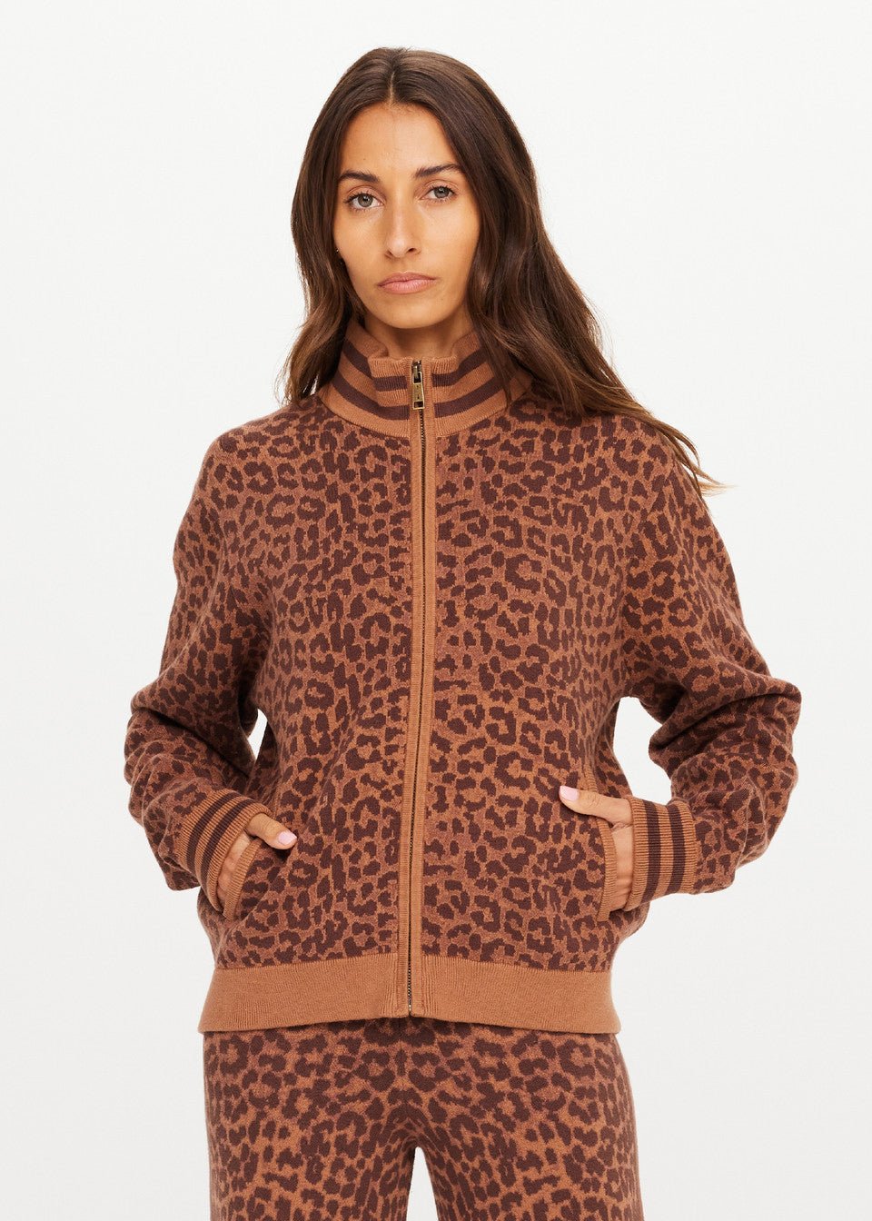 The Upside - Leopard Malawi Margot Knit - Kalifornia Jean Bar