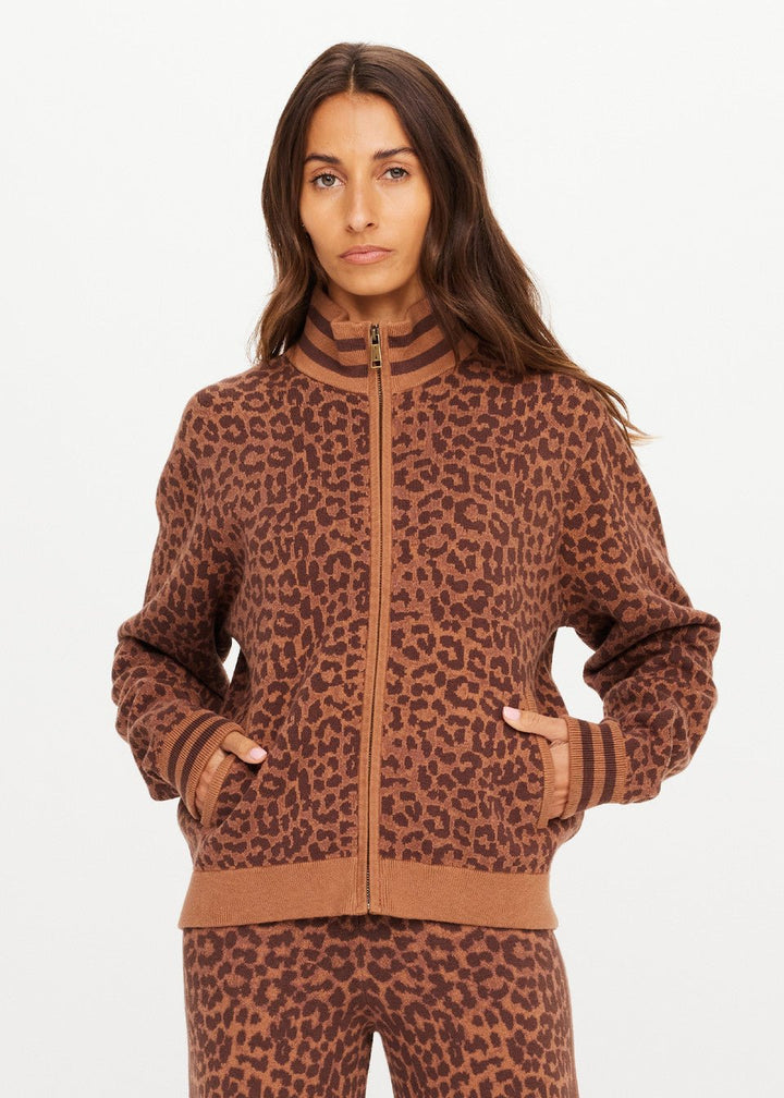 The Upside - Leopard Malawi Margot Knit - Kalifornia Jean Bar