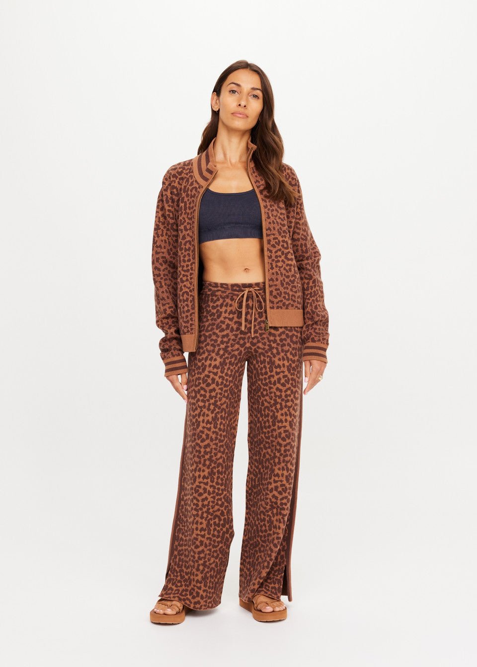 The Upside - Leopard Malawi Margot Knit - Kalifornia Jean Bar