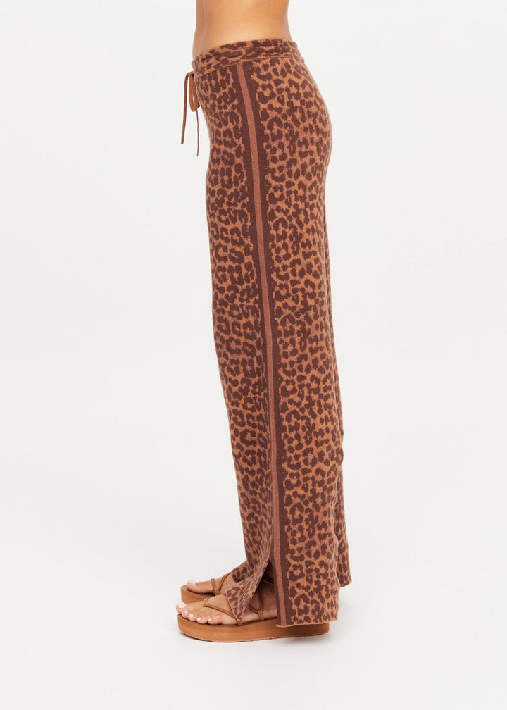 The Upside - Malawi Tia Knit Pant Leopard Freya - Kalifornia Jean Bar