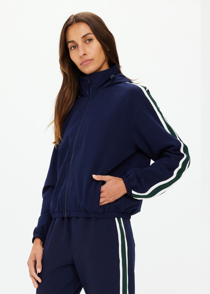 The Upside - Mansi Dawson Run Jacket in Navy - Kalifornia Jean Bar