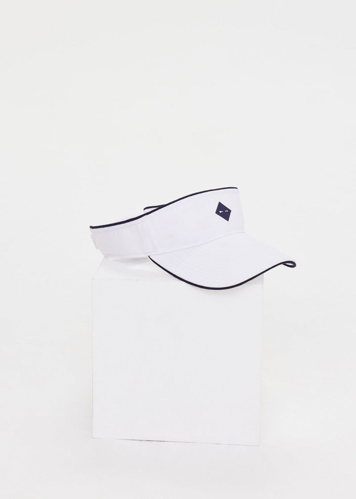 The Upside - Pacific Elite Visor in White - Kalifornia Jean Bar