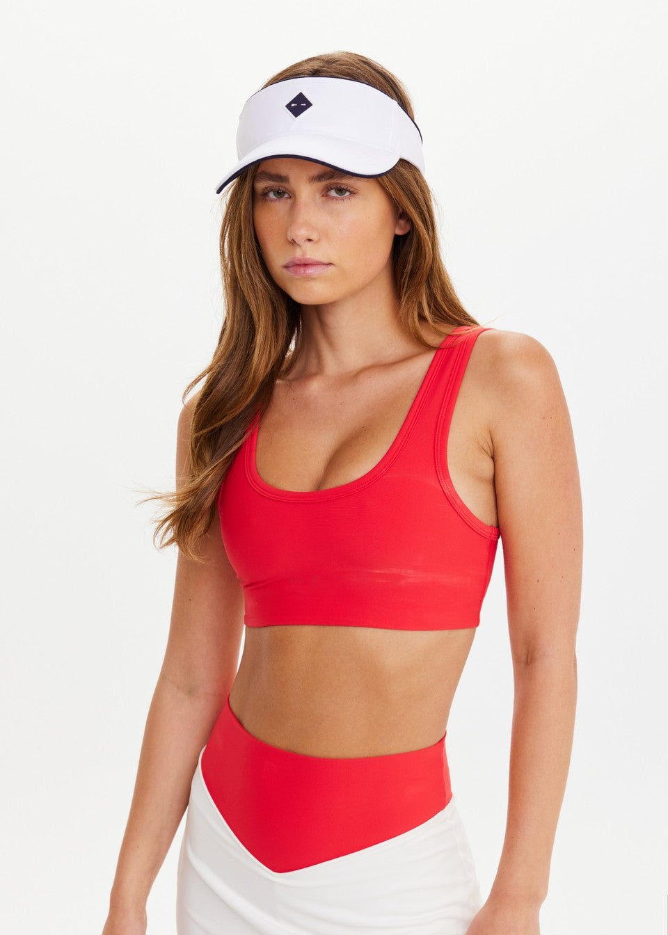 The Upside - Pacific Elite Visor in White - Kalifornia Jean Bar