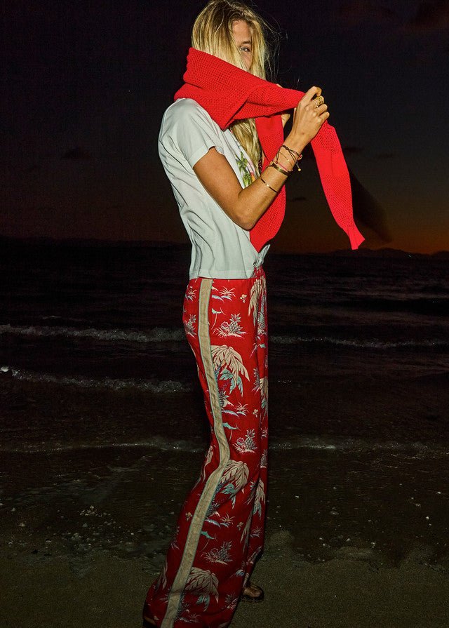 The Upside - Palma Sierra Wide Leg Pant in Holiday - Kalifornia Jean Bar