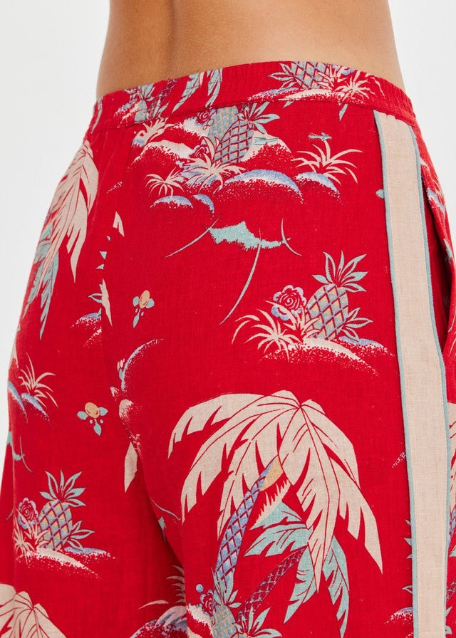 The Upside - Palma Sierra Wide Leg Pant in Holiday - Kalifornia Jean Bar