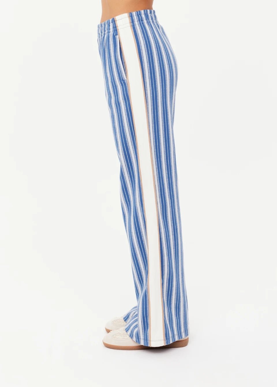 The Upside - Palmas Marine Wide Leg Pant In Denim - Kalifornia Jean Bar