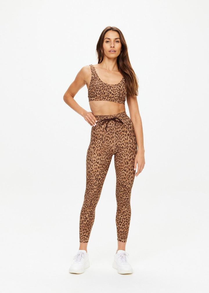 The Upside - Panthera Jetset Pant in Leopard - Kalifornia Jean Bar