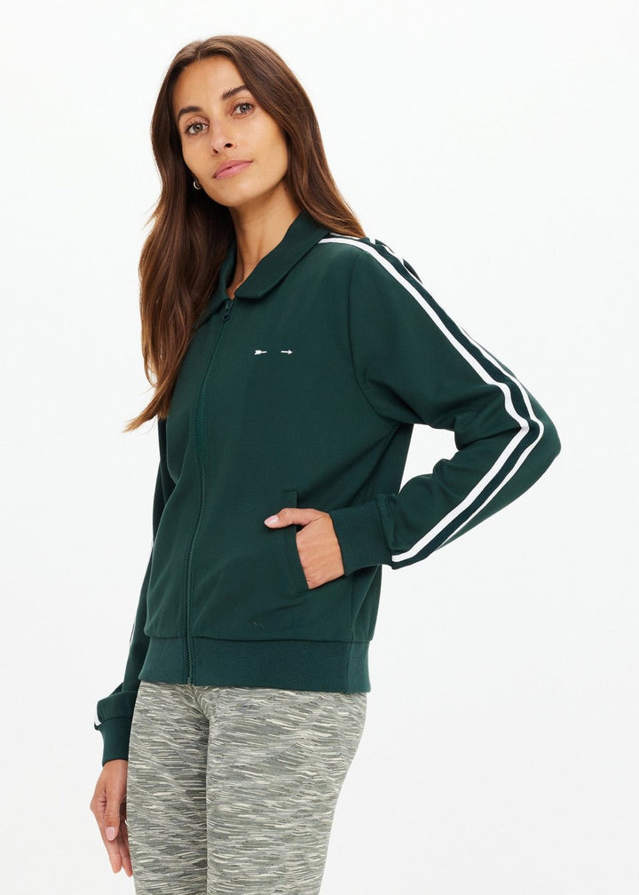 The Upside - Racing Green Cobra Pari Zip Jacket - Kalifornia Jean Bar