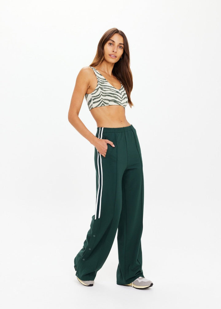 The Upside - Racing Green Cobra Zephyr Wide Leg Pant - Kalifornia Jean Bar