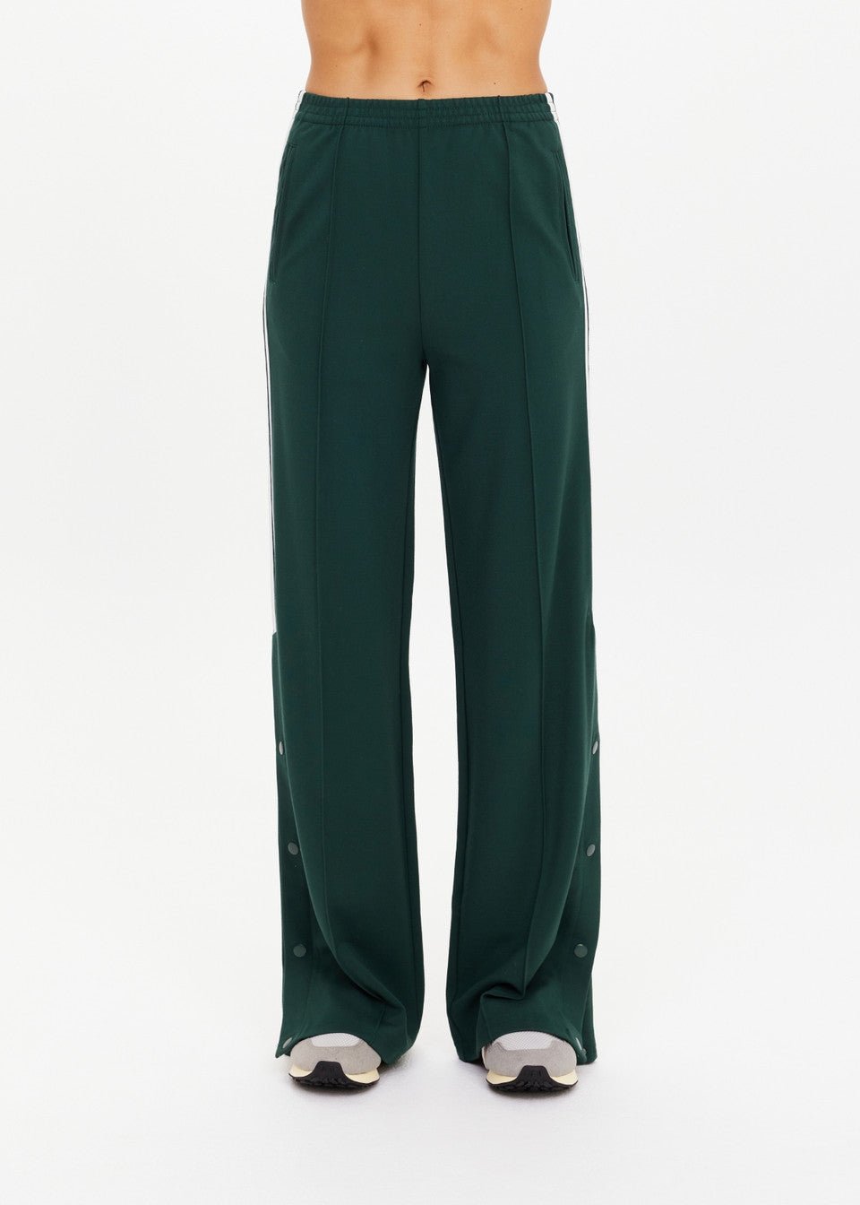 The Upside - Racing Green Cobra Zephyr Wide Leg Pant - Kalifornia Jean Bar