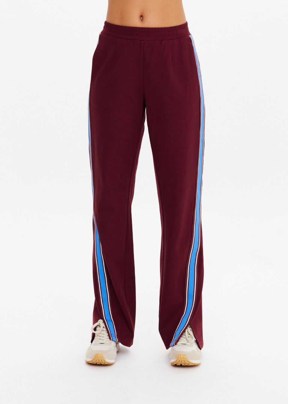 The Upside - Ryder Petra Flare Pant in Bordeaux - Kalifornia Jean Bar