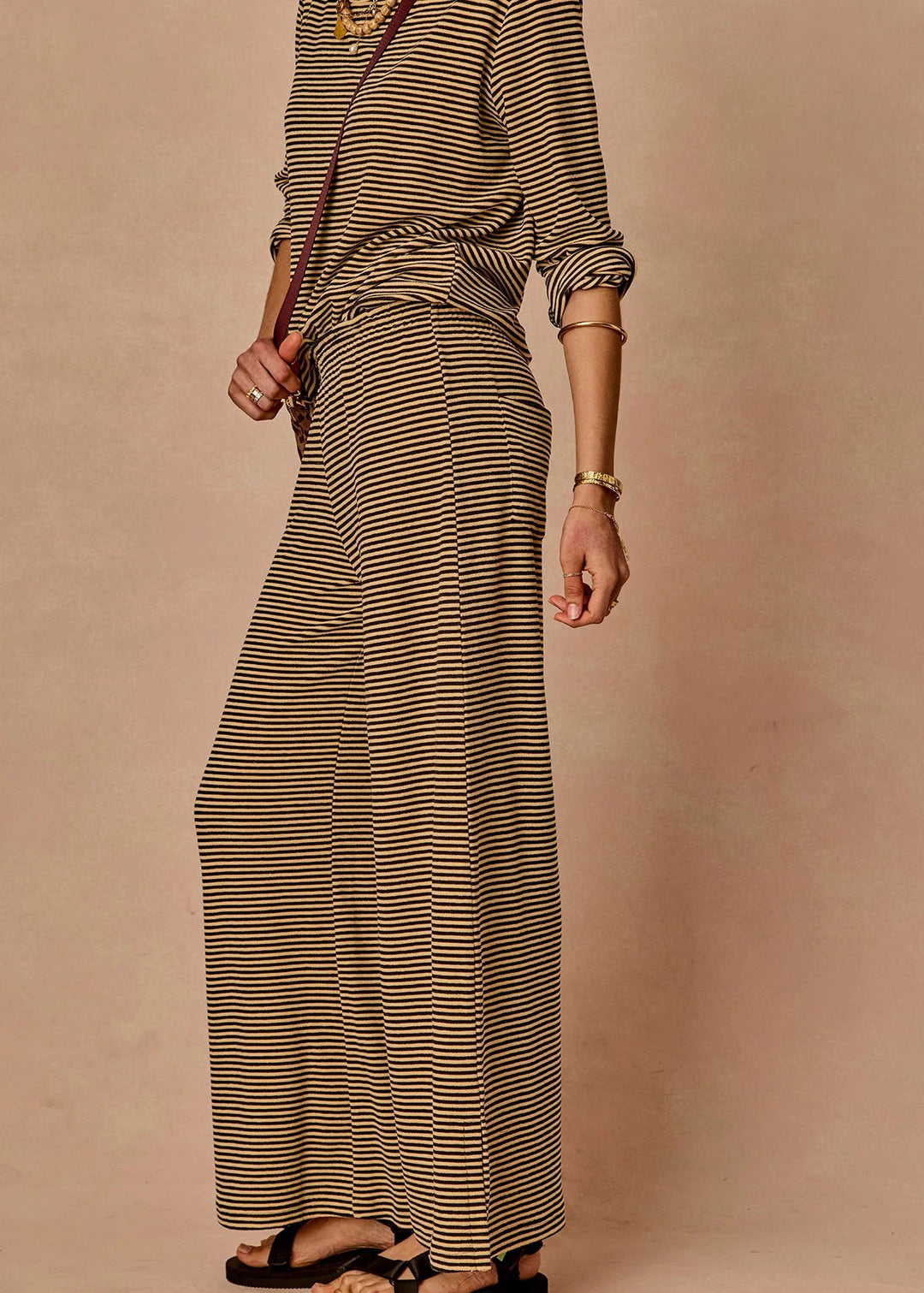 The Upside - Santos Adriel Split Pamt Stripe - Kalifornia Jean Bar