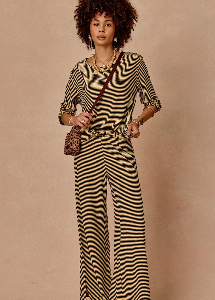 The Upside - Santos Stripe Rio Long Sleeve Top - Kalifornia Jean Bar