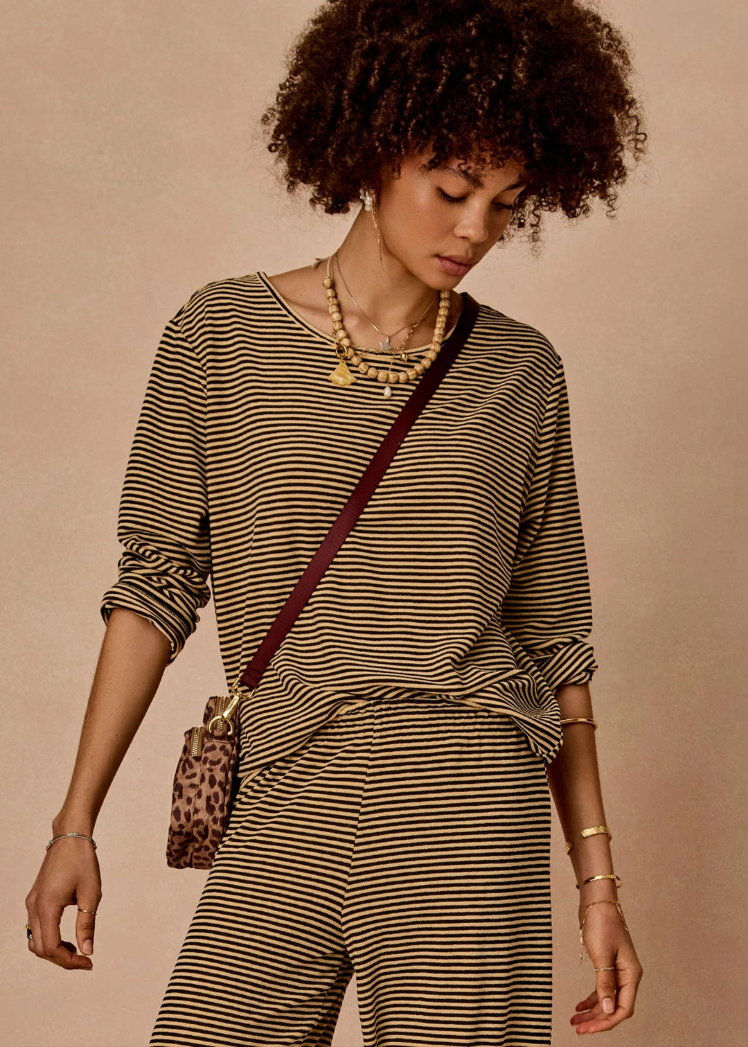 The Upside - Santos Stripe Rio Long Sleeve Top - Kalifornia Jean Bar