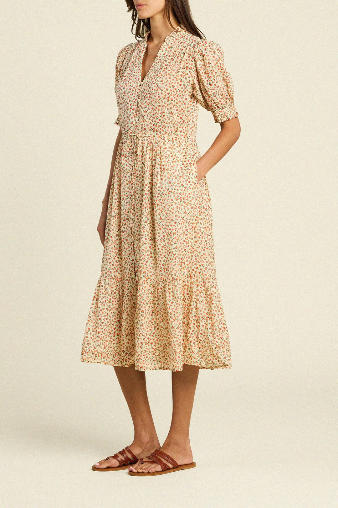 Trovata - Berenice Dress in Cherry Blossom - Kalifornia Jean Bar