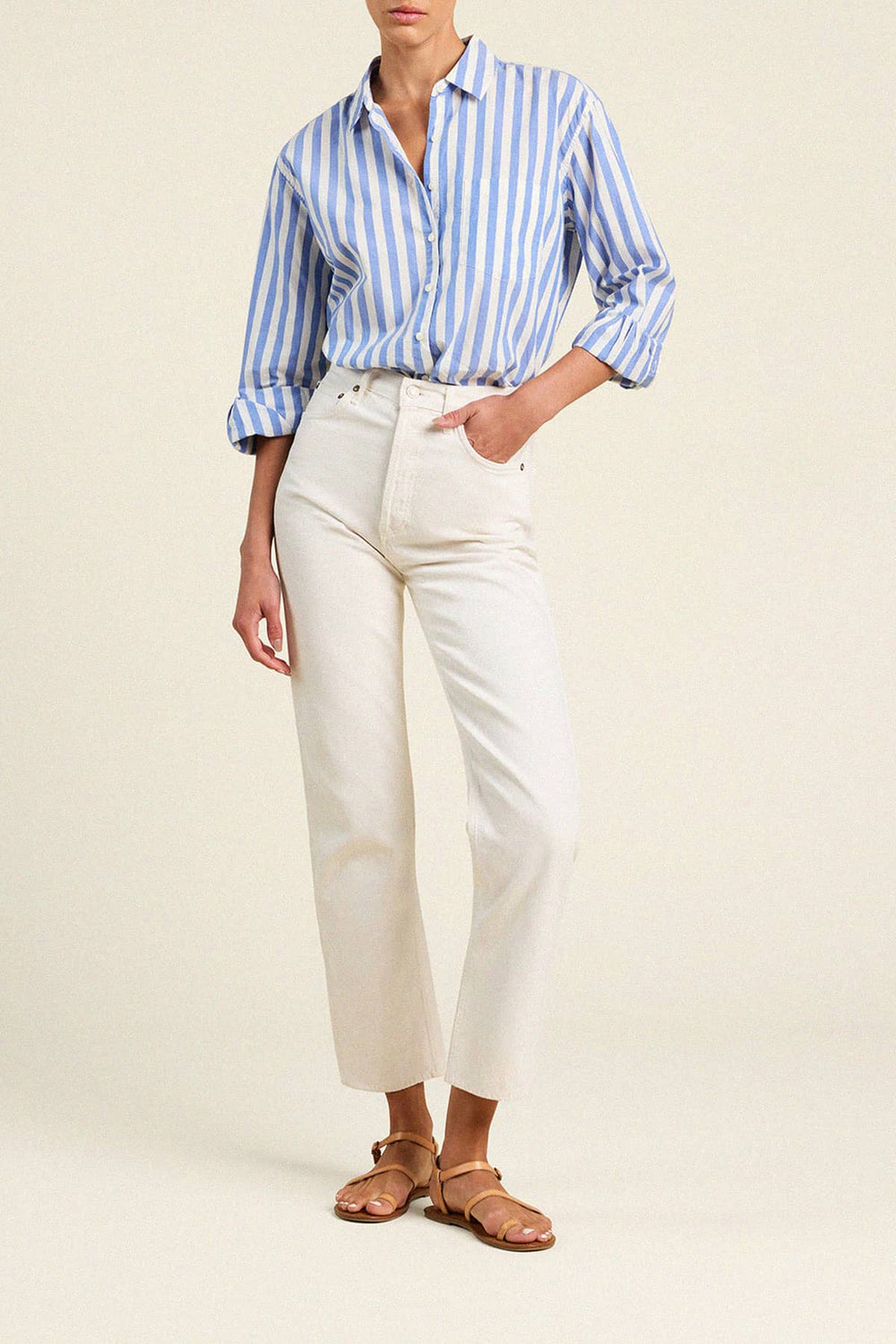 Trovata - Blake Shirt Volpi Lines - Kalifornia Jean Bar