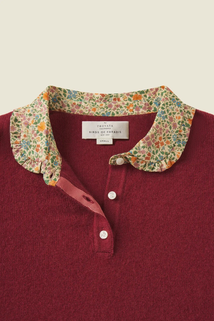 Trovata - Clementine Sweater Pink/Red - Kalifornia Jean Bar