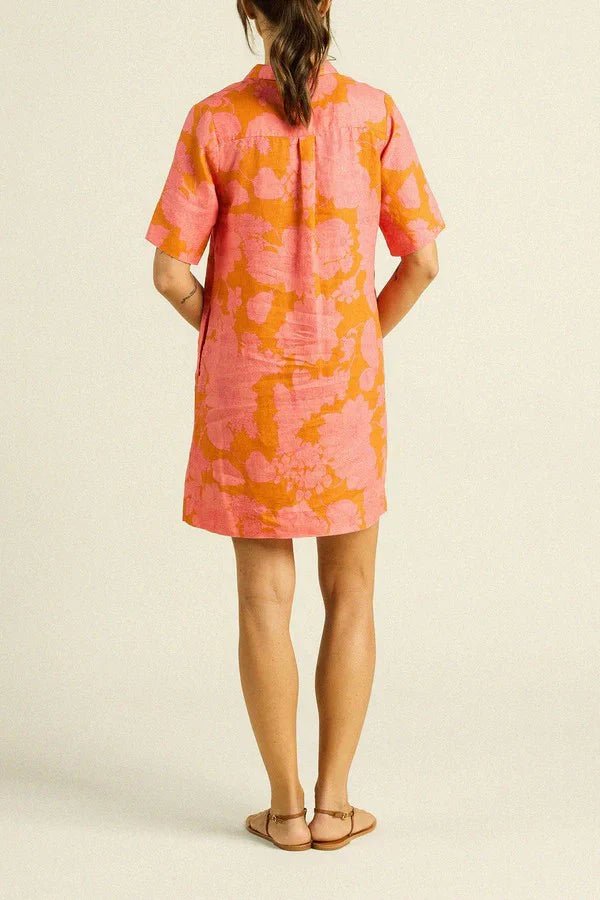 Trovata - Dana Dress in Amberglow - Kalifornia Jean Bar