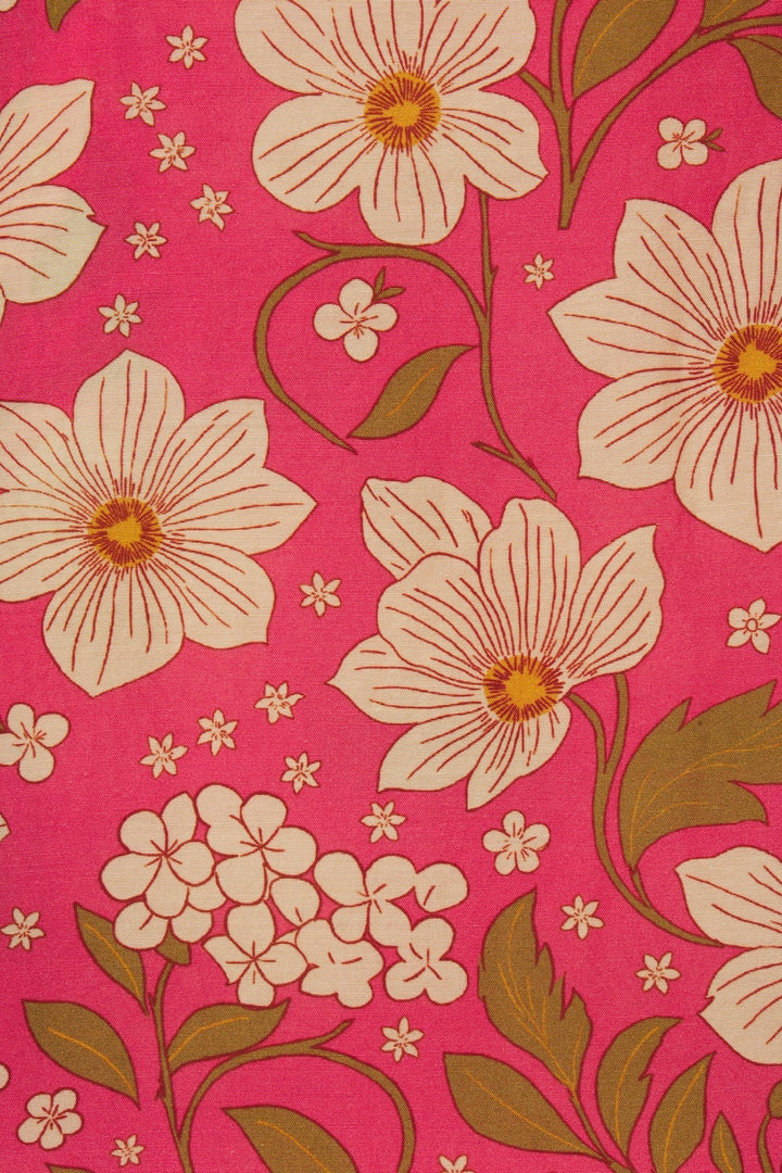 Trovata - Luna Blouse in Rancho Rose - Kalifornia Jean Bar