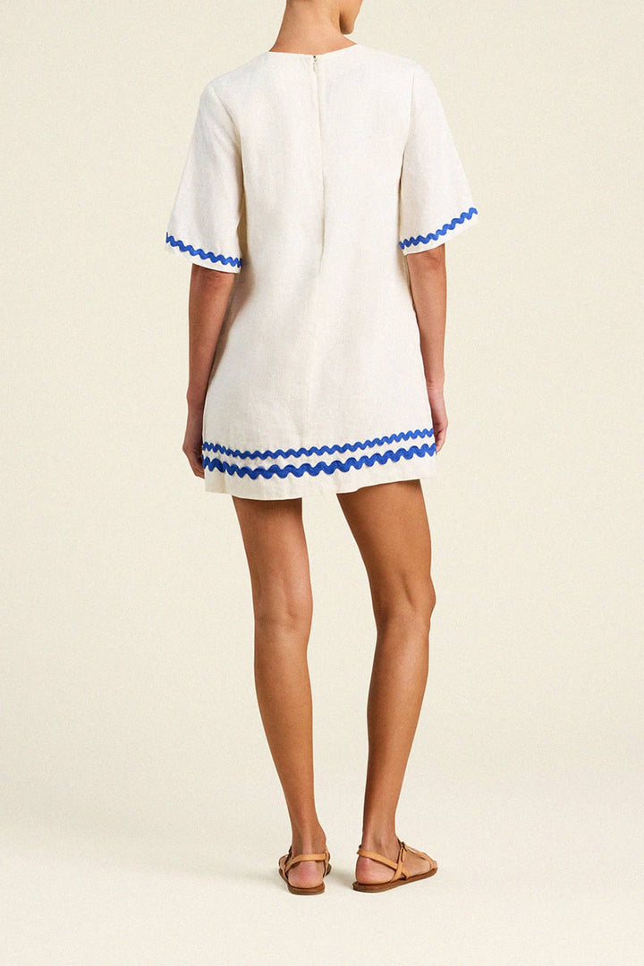 Trovata - Manu Dress in Ivory - Kalifornia Jean Bar