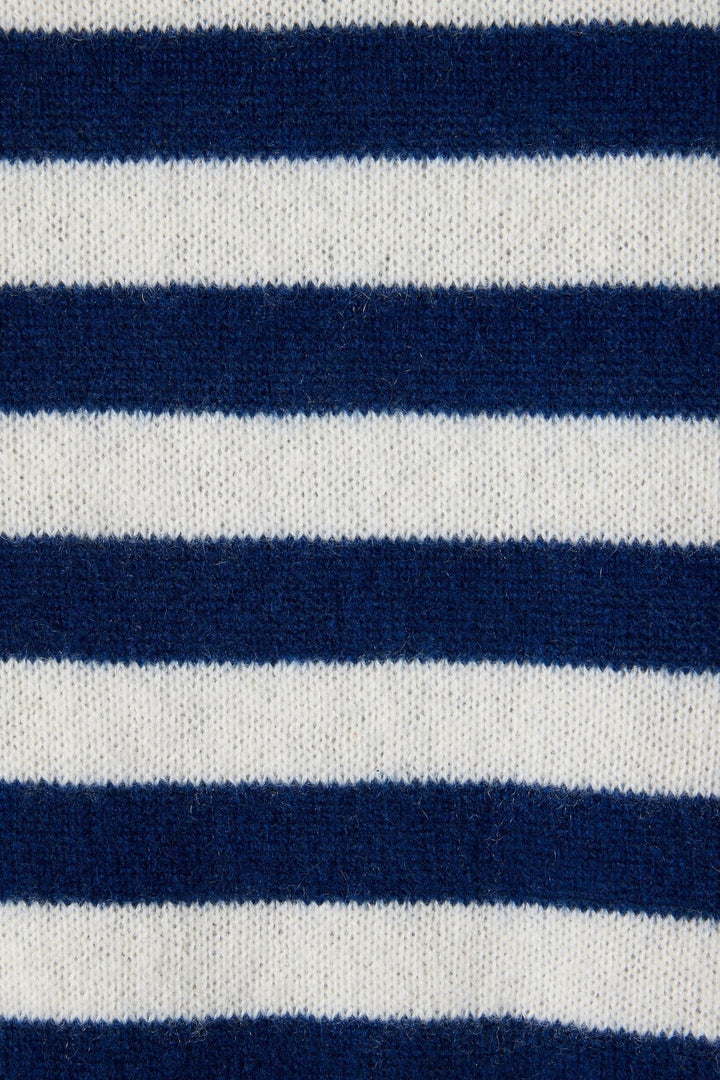 Trovata - Navy Stripe With Red Ryann Sweater - Kalifornia Jean Bar