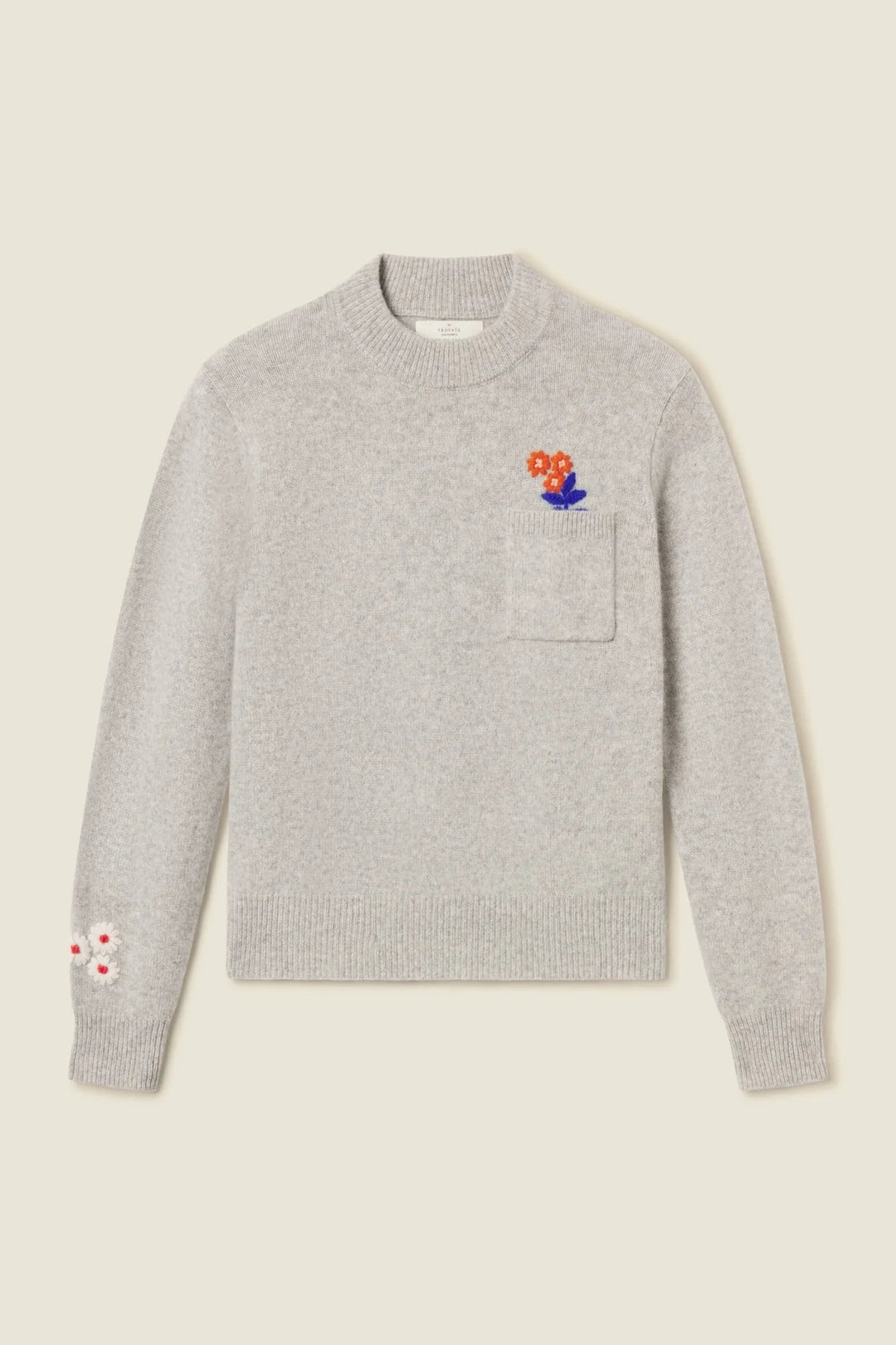 Trovata - Oksana Grey Cashmere Sweater - Kalifornia Jean Bar