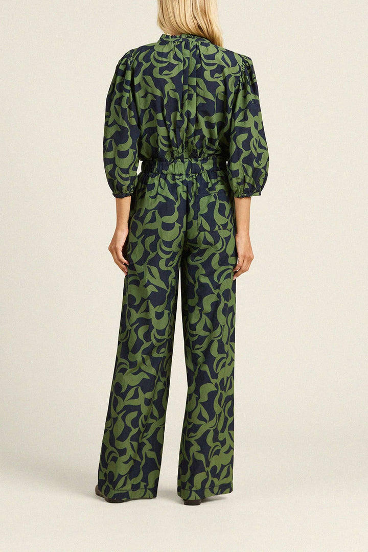 Trovata - Orly Blouse Muted Canopy - Kalifornia Jean Bar