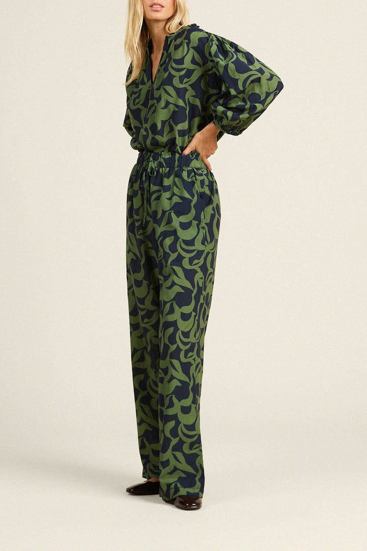 Trovata - Orly Blouse Muted Canopy - Kalifornia Jean Bar