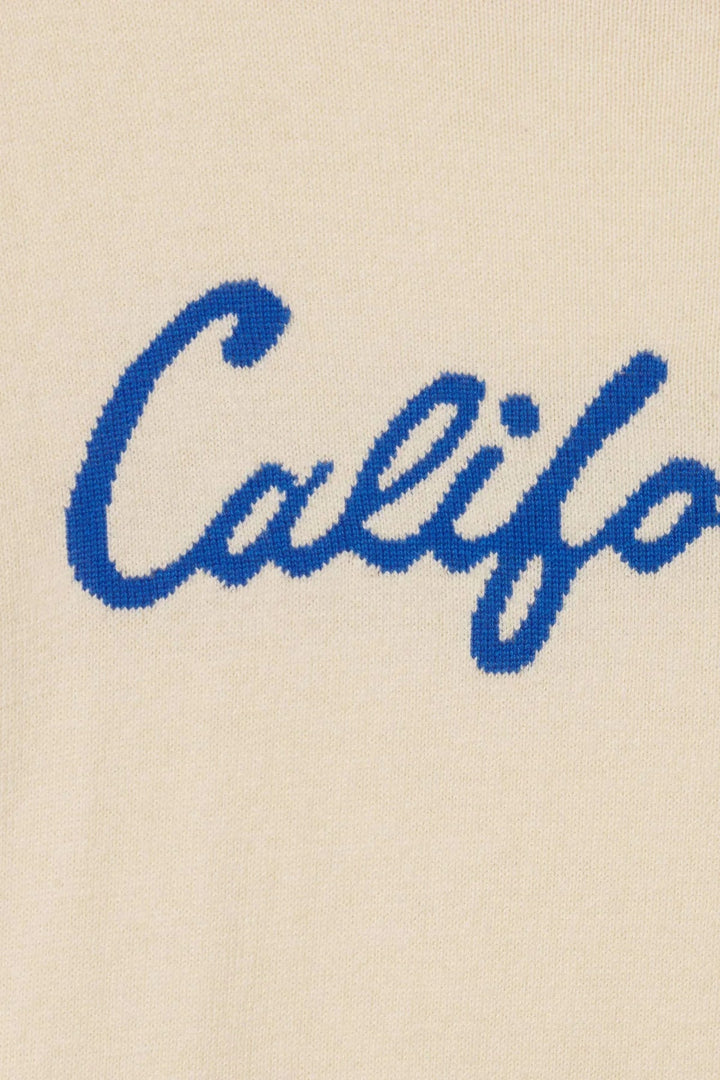 Trovata - Ryann Sweater Antique White Blue California - Kalifornia Jean Bar