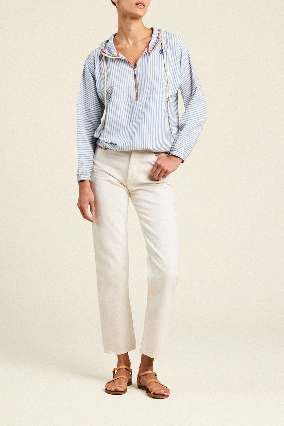 Trovata - Seaside Stripe Andi Windbreaker - Kalifornia Jean Bar