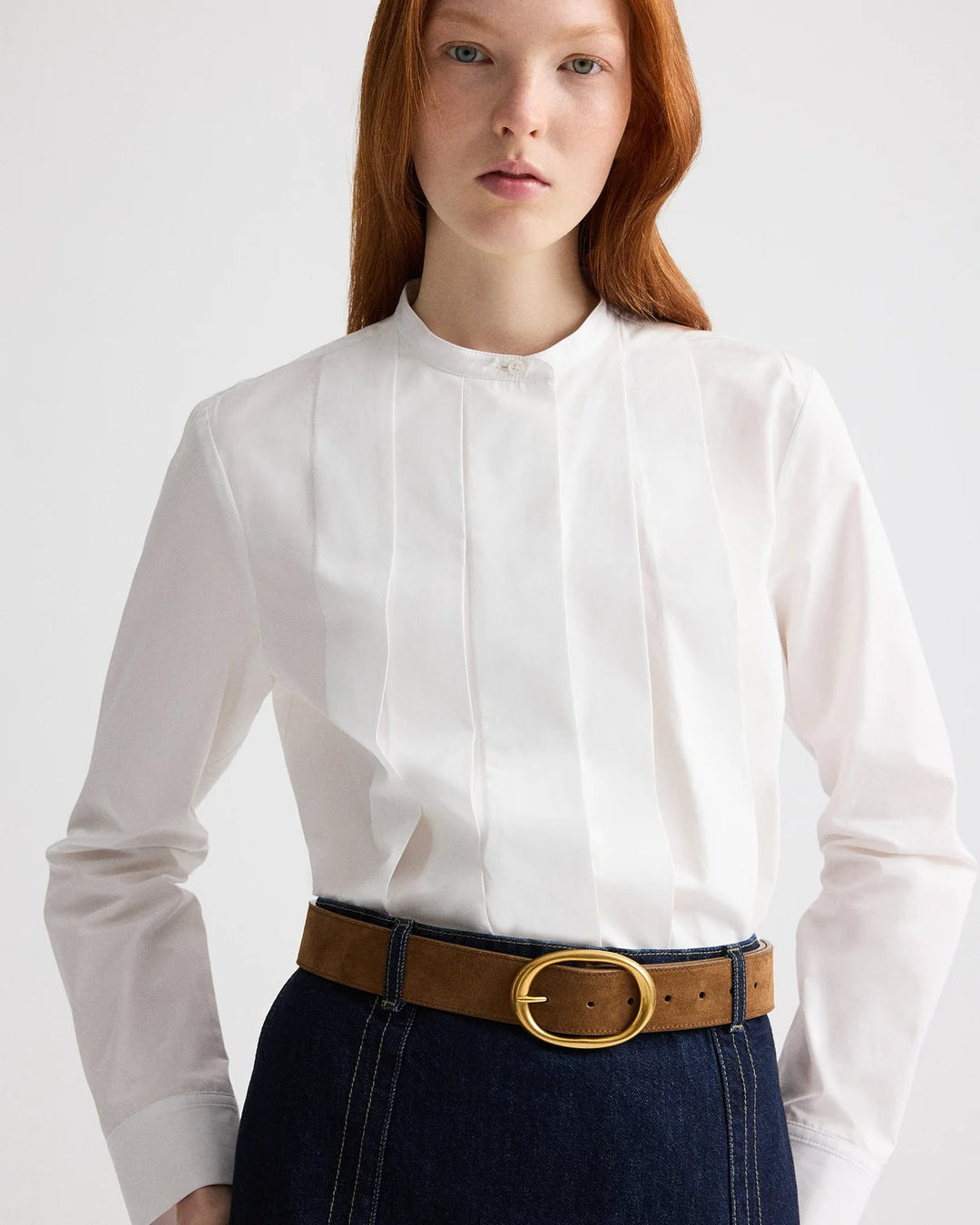 TWP - Close Call Blouse in White - Kalifornia Jean Bar