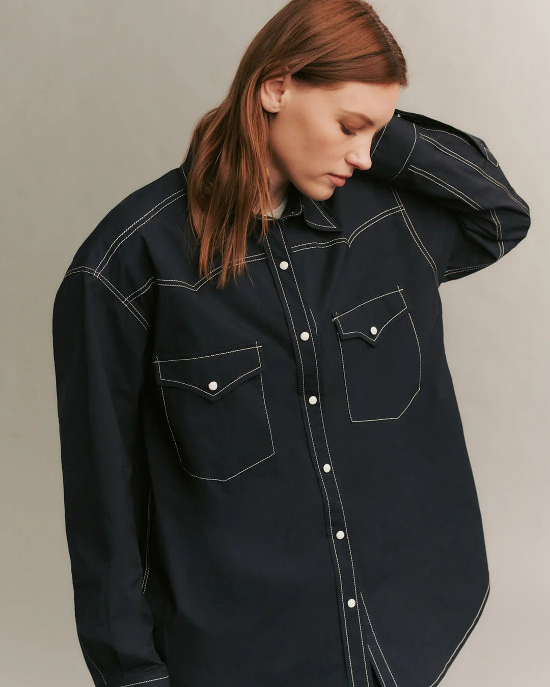 TWP - Dutton Shirt in Midnight - Kalifornia Jean Bar