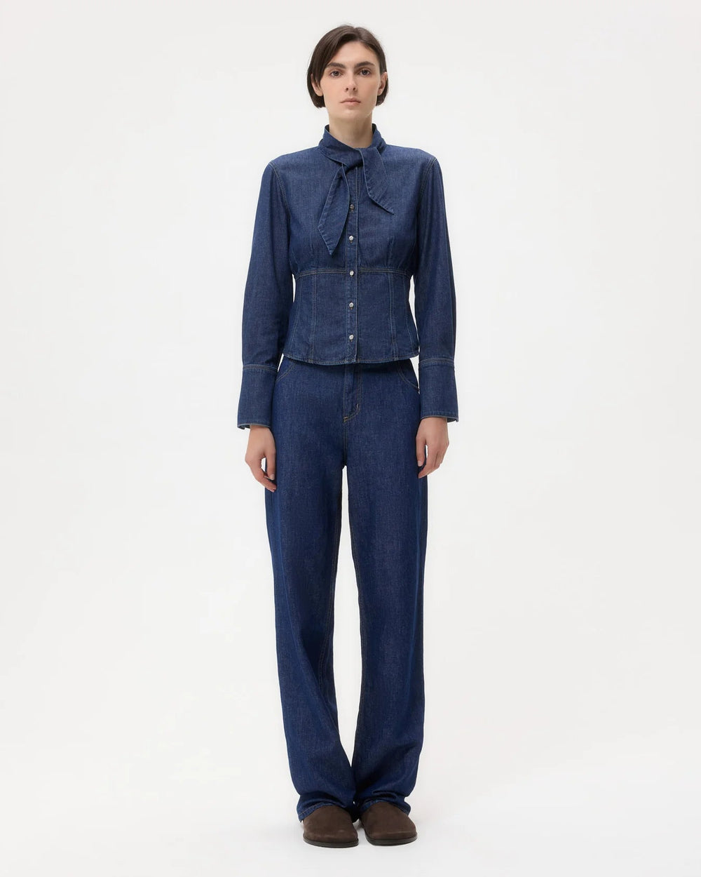 TWP - Fifis Shirt in Dark Stone - Kalifornia Jean Bar