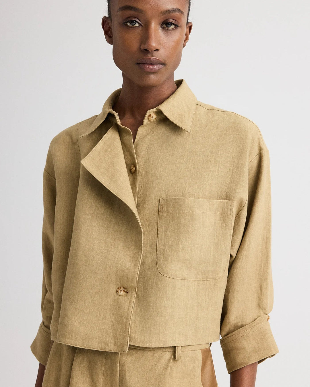 TWP - Kelp Next Chapter Linen Top - Kalifornia Jean Bar