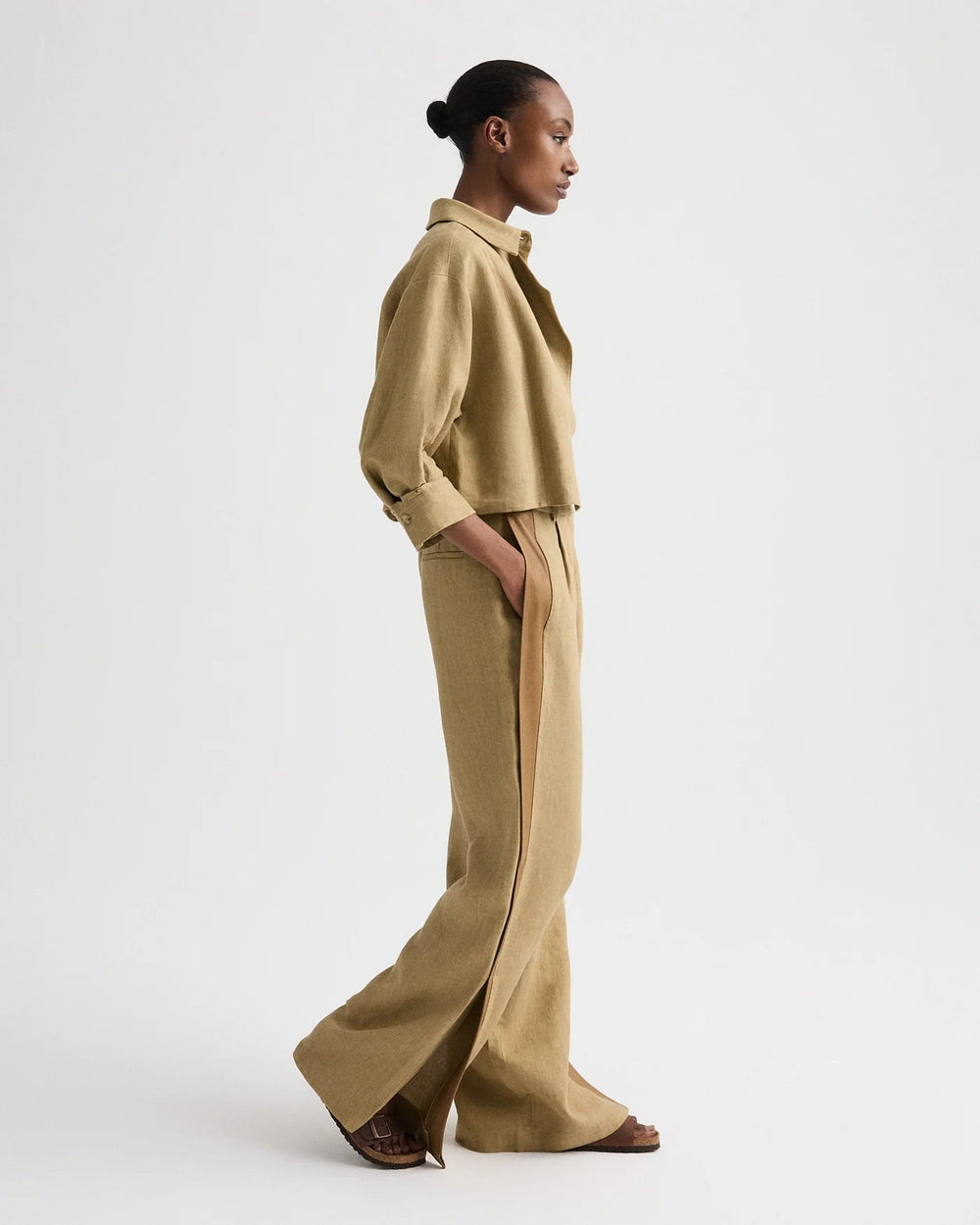 TWP - Kelp Next Chapter Linen Top - Kalifornia Jean Bar