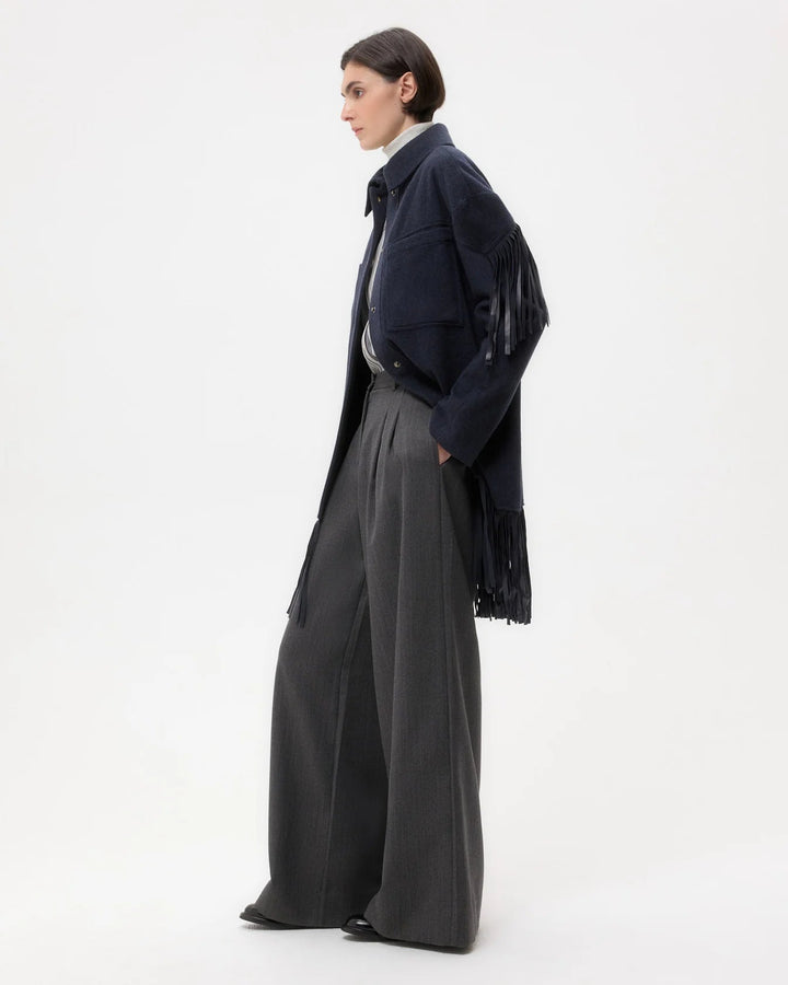 TWP - Midnight Cowboy Jacket in Cashmere Coating - Kalifornia Jean Bar