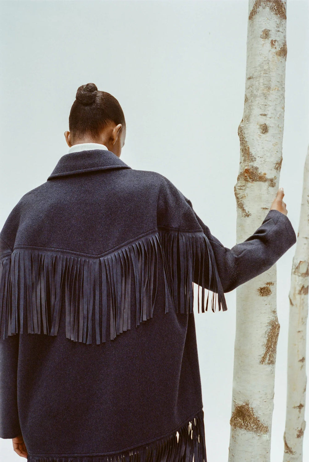TWP - Midnight Cowboy Jacket in Cashmere Coating - Kalifornia Jean Bar