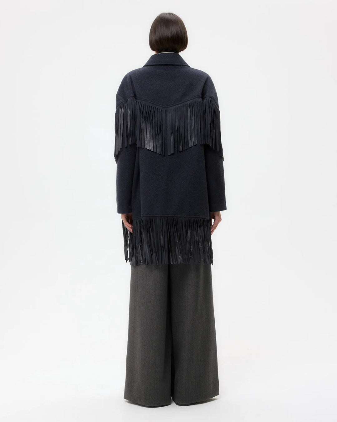 TWP - Midnight Cowboy Jacket in Cashmere Coating - Kalifornia Jean Bar