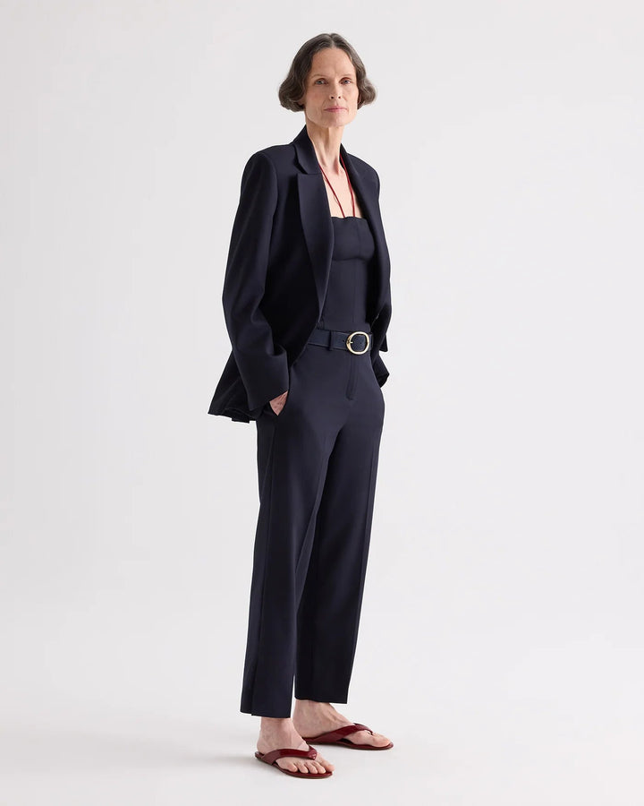 TWP - Midnight Roberts Trouser Italian Wool Twill - Kalifornia Jean Bar