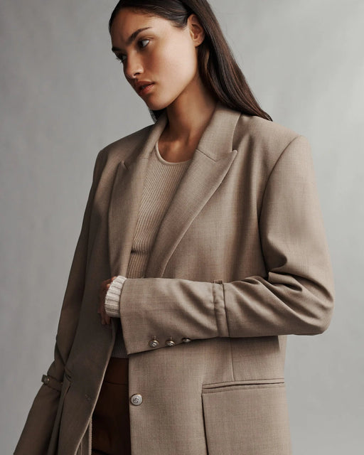 TWP - Mo Blazer in Light Wool Sandstone - Kalifornia Jean BarTWP - Mo Blazer in Light Wool Sandstone